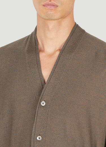Lemaire Twisted Cardigan Brown lem0150014