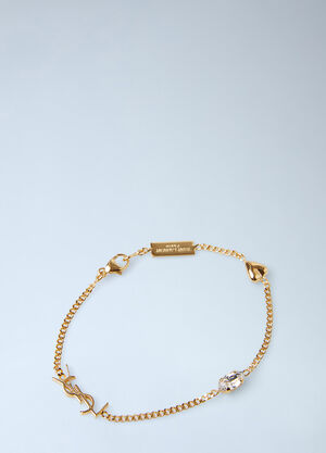 Saint Laurent Monogram Bracelet Gold sla0248080