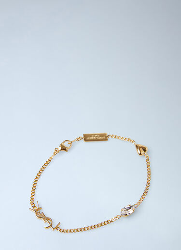 Saint Laurent Monogram Bracelet Gold sla0248080