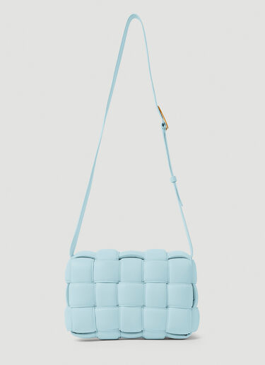 Bottega Veneta Padded Cassette Shoulder Bag Light Blue bov0249007