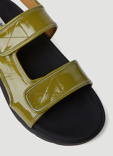 Reike Nen Piping Velcro Mould Sandals Khaki rkn0251003