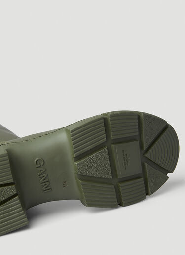 GANNI 再生橡胶靴子 卡其 gan0246033