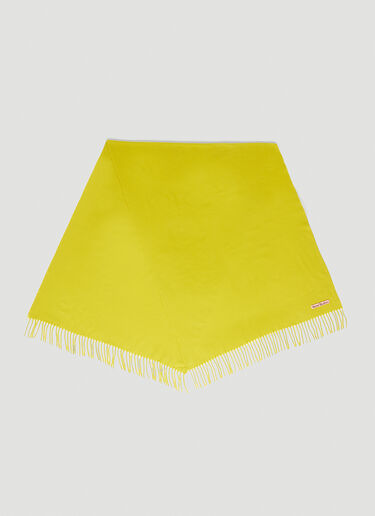 Acne Studios Large Scarf Yellow acn0353006
