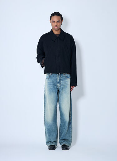 O.Files Curtain Wool Jacket Black ofl0160001