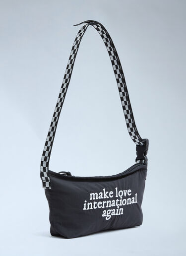 Logo Motif Crossbody Bag ACMH x Love International Logo Motif Crossbody Bag Black acl0162006