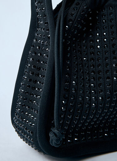Alexander Wang Small Ryan Rhinestone Handbag Black awg0259042