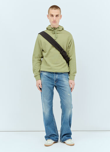 A.P.C. ラリー フードスウェットシャツ  グリーン apc0156004