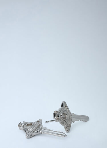 LN-CC® - Vivienne Westwood: Curzio Earrings - Silver Vivienne Westwood Curzio Earrings Silver vvw0366050
