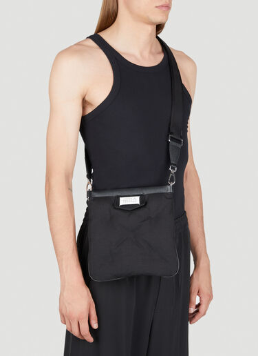 Maison Margiela Glam Slam Sport Flat Pocket Crossbody Bag Black mla0153041