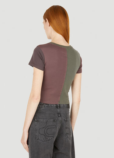 Eckhaus Latta ラップTシャツ ブラウン eck0251007
