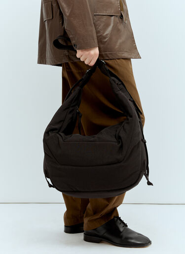 Lemaire Large Soft Game Crossbody Bag Black lem0156052
