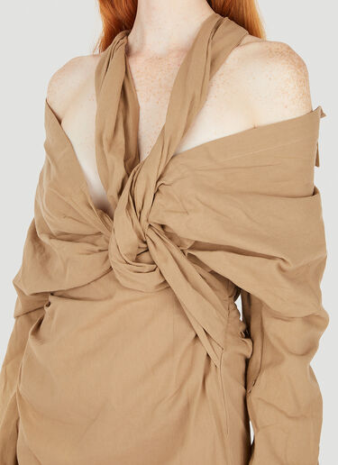 Jacquemus La Robe Agui 连衣裙 棕色 jac0250129