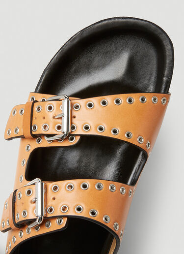 Isabel Marant Étoile Lennyo Sandals Brown ibe0247067