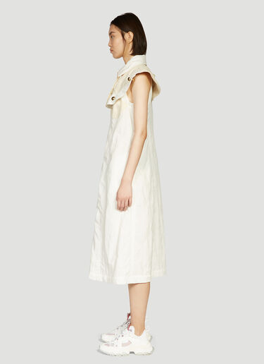 2 MONCLER 1952 Detachable-Panel Dress White mge0240005