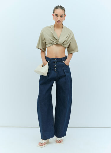 Jacquemus Le Bahia Court T 恤 卡其色 jac0256041