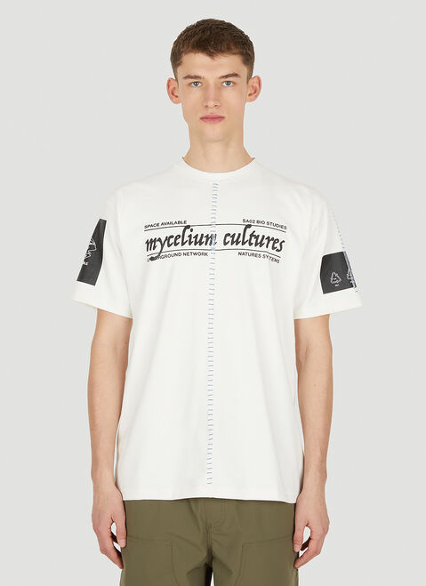 Space Available Aritsan Mycelium Cultures T-Shirt Blue spa0350010