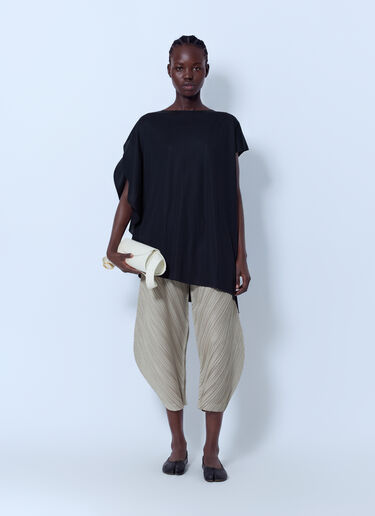 LN-CC® - Pleats Please Issey Miyake: Thicker Bottoms 1 Trousers - Beige Pleats Please Issey Miyake Thicker Bottoms 1 Trousers Beige plp0266002