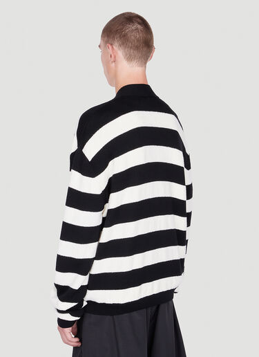 Moncler Striped Cardigan Black mon0152019