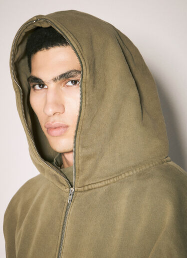 Entire Studios Eternal Zip Hooded Sweatshirt Green ent0157031