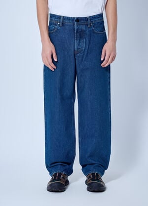 Stone Island Five-Pocket Straight-Leg Jeans Blue sto0165109