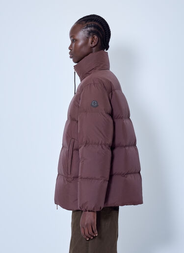 LN-CC® - Moncler: Vivantesse Short Down Jacket - Burgundy Moncler Vivantesse Short Down Jacket Burgundy mon0266032