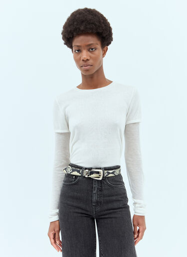 Khaite Benny Belt Beige kha0257010