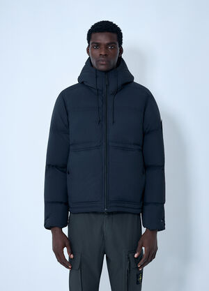 Stone Island Short Matt Ripstop CORDURA® Parka Jacket Black sto0162001