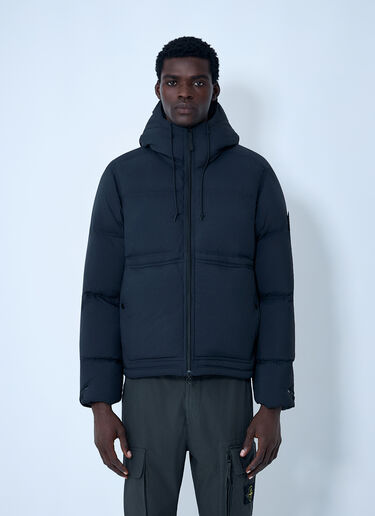 Stone Island Short Matt Ripstop CORDURA® Parka Jacket Black sto0162001
