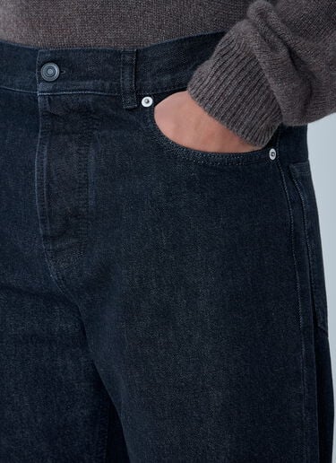 The Row Straight-Leg Denim Jeans Black row0163004