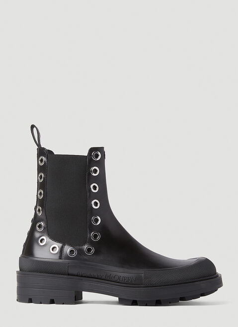 Virón Eyelet Boots Dark Blue vir0350004