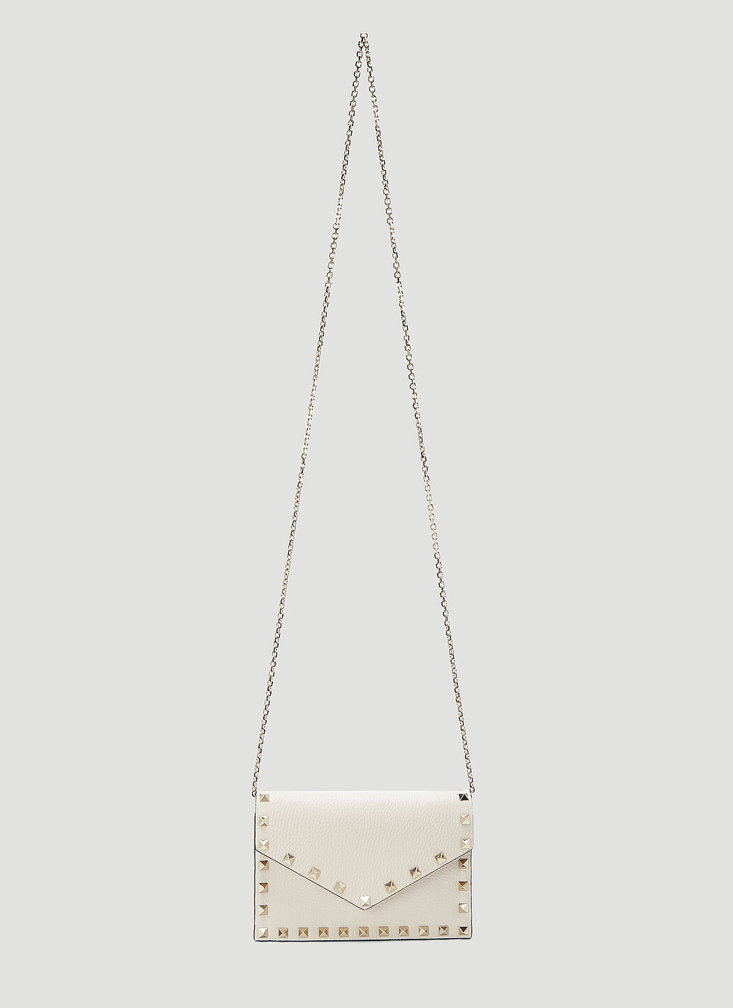 Valentino rockstud wallet on chain shop