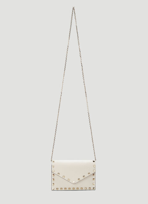 Valentino Rockstud Chain Wallet Black val0248017