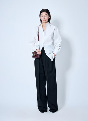 Saint Laurent Tailored Wool Pants Black sla0260075