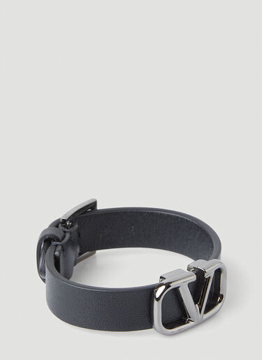 Valentino VLogo Cuff Bracelet Black val0147047