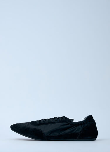 Prada Collapse Re-Nylon And Suede Sneakers Black pra0161012