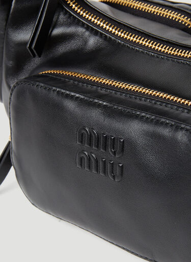 Miu Miu Pocket Shoulder Bag Black miu0252046