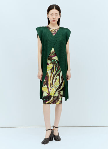 Pleats Please Issey Miyake 월별 색상: 3월 베스트 그린 plp0256008