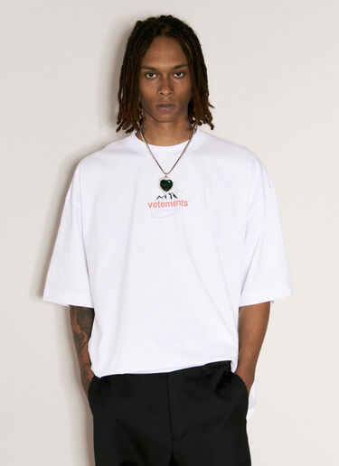 VETEMENTS 水晶心形项链 绿色 vet0156015