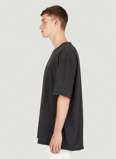 Maison Margiela Raw Hem Four Stitch T-Shirt Black mla0149051