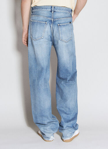 Saint Laurent Long Baggy Jeans Blue sla0156005
