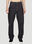 7 Moncler Fragment Text Print Jeans Black mfr0154001