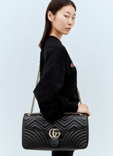 Gucci GG Marmont Medium Shoulder Bag Black guc0257147