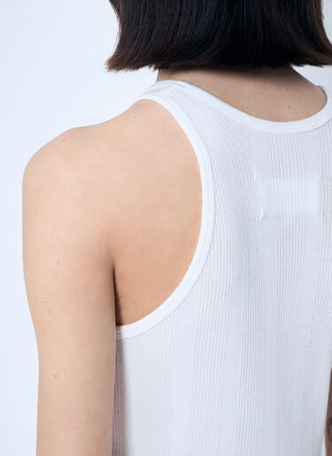 Maison Margiela 徽标贴饰背心上衣  白色 mla0259006