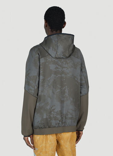 adidas Terrex x And Wander Graphic Print Hooded Jacket Khaki ata0152003