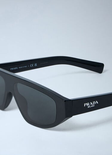 Rectangular Acetate Sunglasses Prada Rectangular Acetate Sunglasses Black lpr0362001