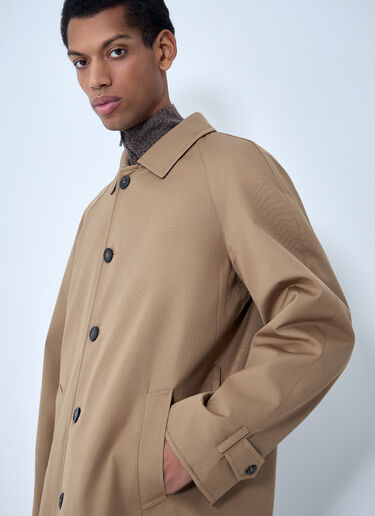 Prada Reversible Buttoned Coat Beige pra0163058