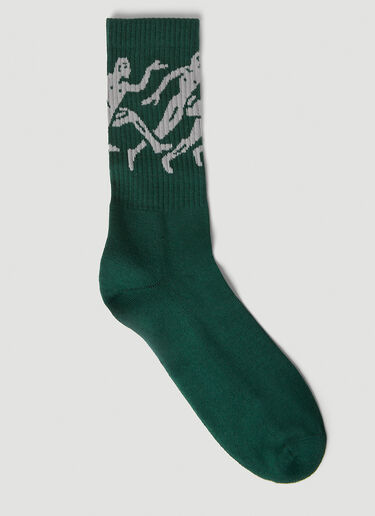 Carne Bollente Lust Marathon Socks Green cbn0352006