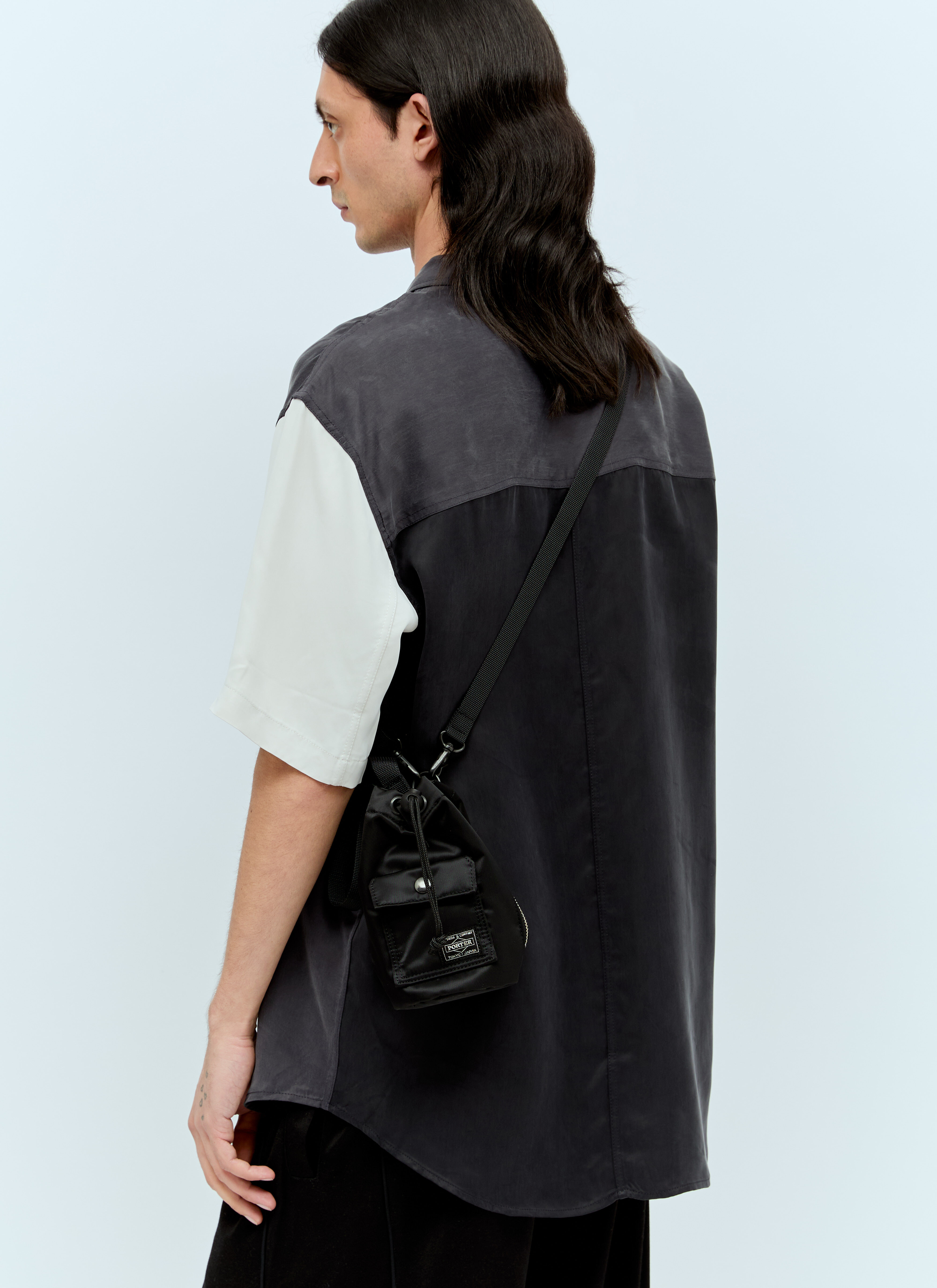Porter-Yoshida & Co Mini Howl Bonsanc Crossbody Bag Black por0356008