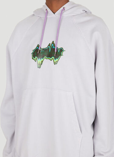 AVAVAV Logo Print Hooded Sweatshirt Lilac ava0250009