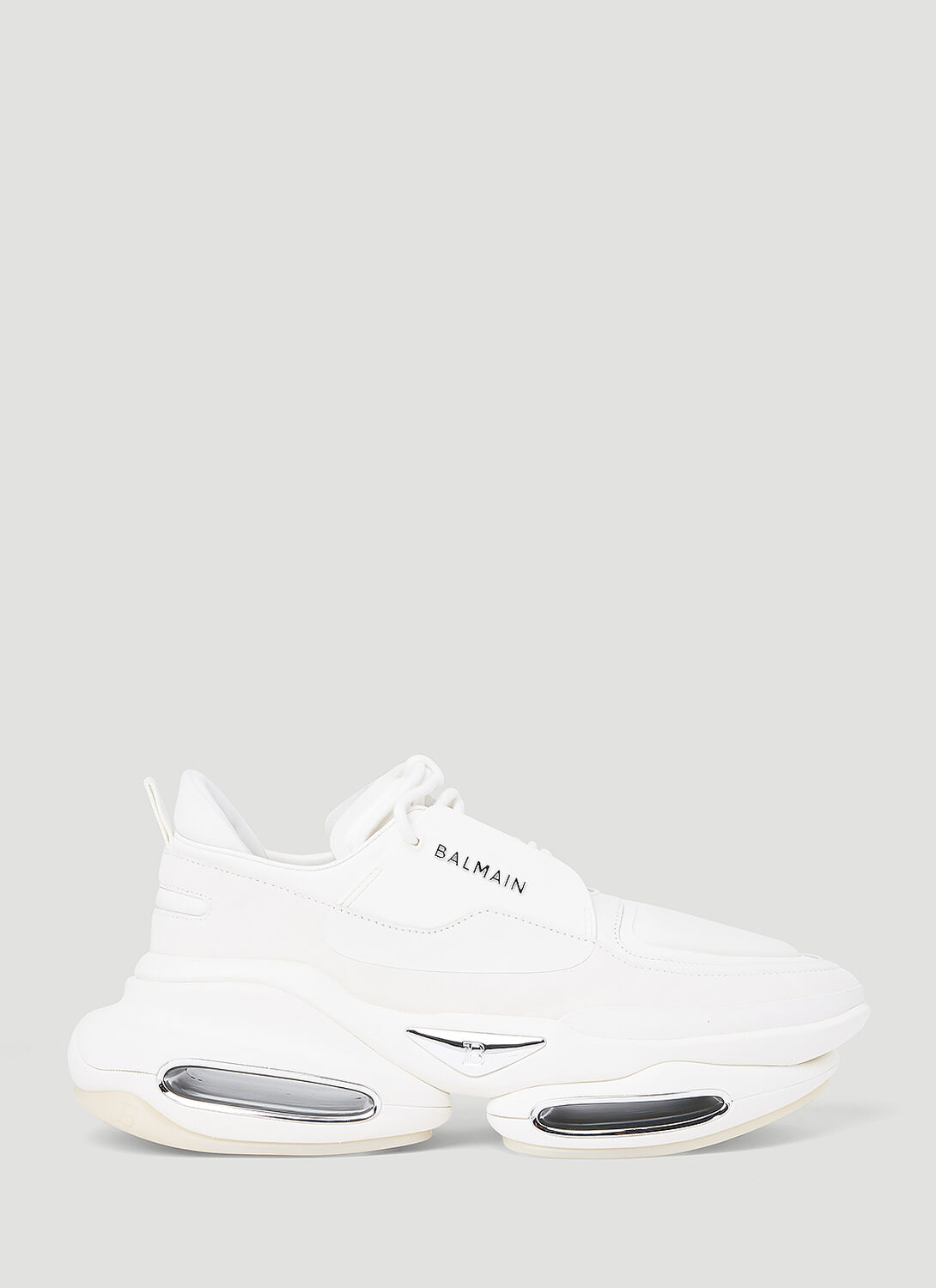 Shop Balmain B Bold Low Top Sneakers In White